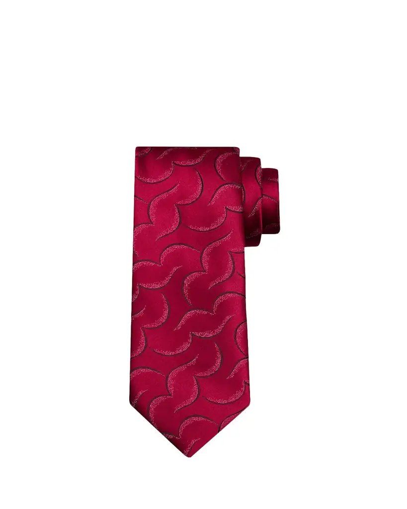 Charvet Men's Geometric Abstract Line Silk Tie