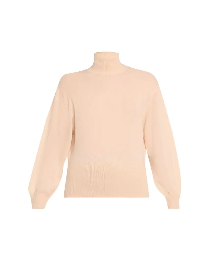 Loro Piana Camino Cashmere-Silk Turtleneck Sweater - Women's Clothing