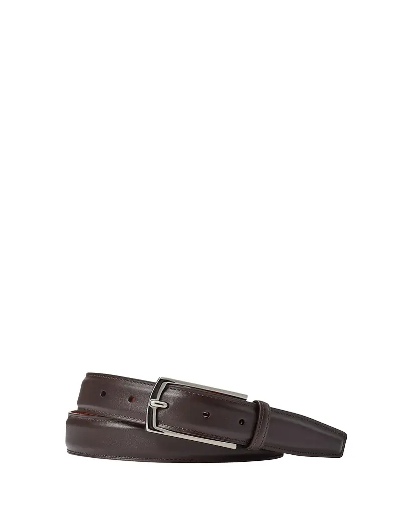 Ralph Lauren Purple Label Men's Ascot Smooth Calfskin Belt
