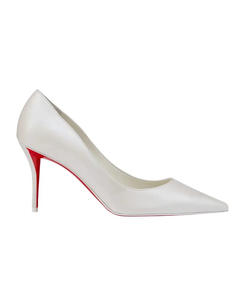 Christian Louboutin 80mm Miss Z Nappa Leather Red Sole Pointed-Toe Pumps