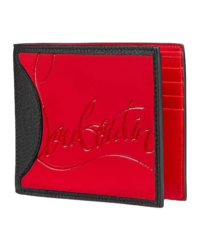 Christian Louboutin Men 's Coolcard Two-Tone Leather Wallet