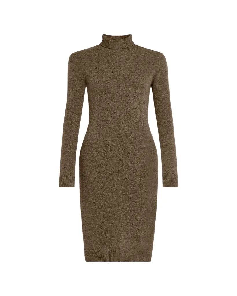 MM6 Maison Margiela Wool-Blend Turtleneck Sweater Dress