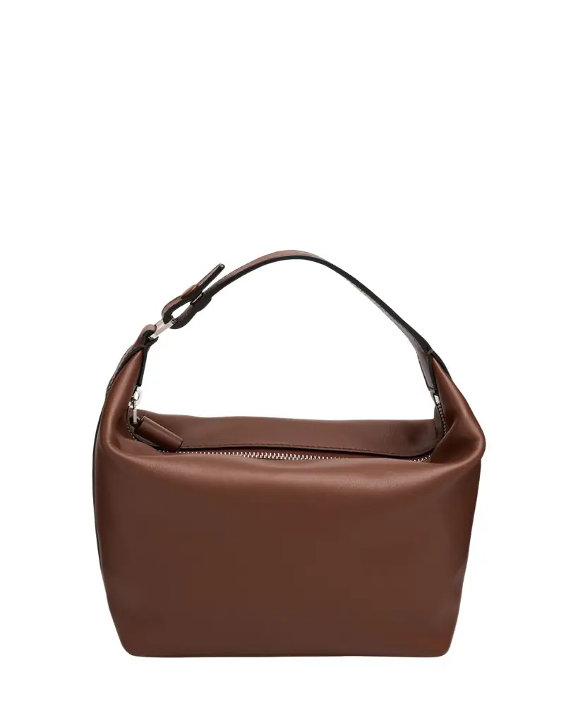 Valextra Mochi Top-Handle Sublime Leather Mini Bag
