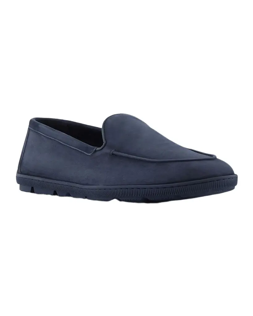 Giorgio Armani Men's Suede Sneaker Loafers