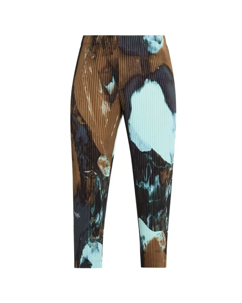 Homme Plisse Issey Miyake Men's Multi-Agate Pleated Pull-On Pants