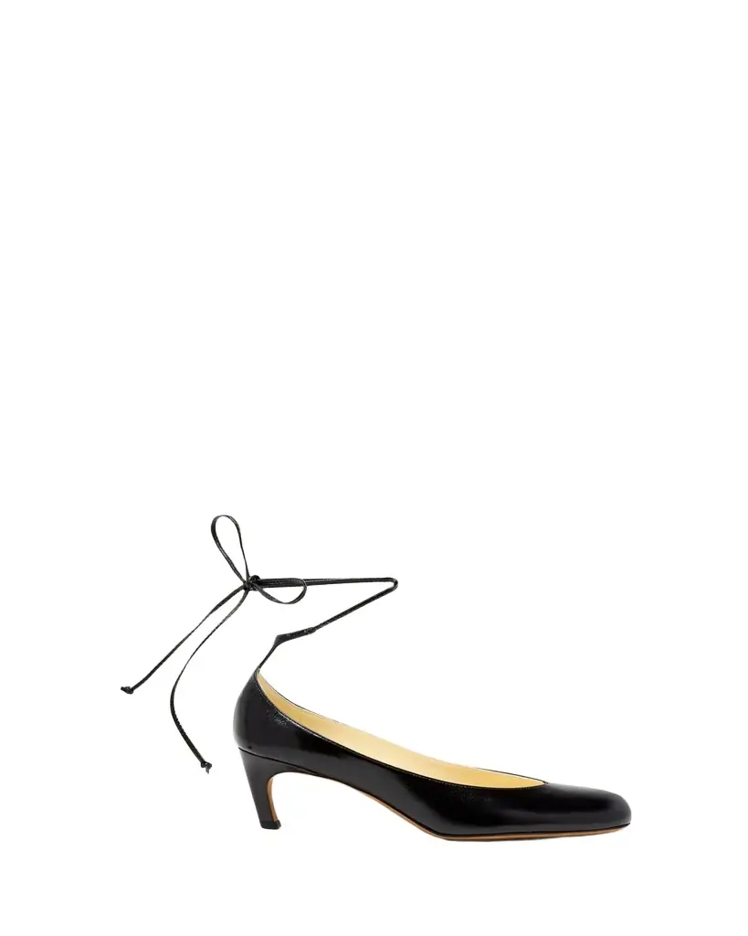 Proenza Schouler Uma Leather Ankle-Tie Pumps