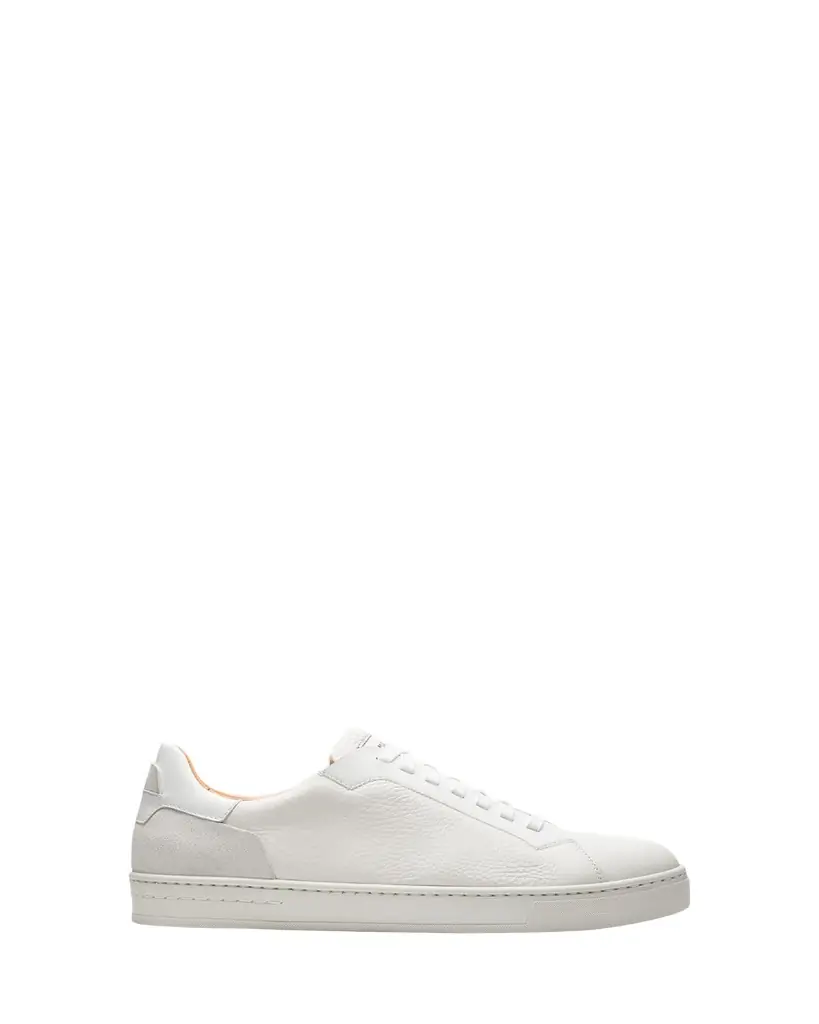 Magnanni Men's Amadeo Tumbled Leather Low-Top Sneakers