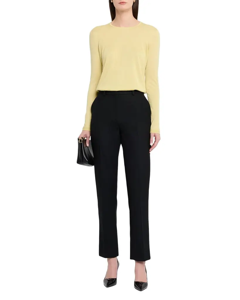 Akris Cashmere-Silk Crewneck Sweater