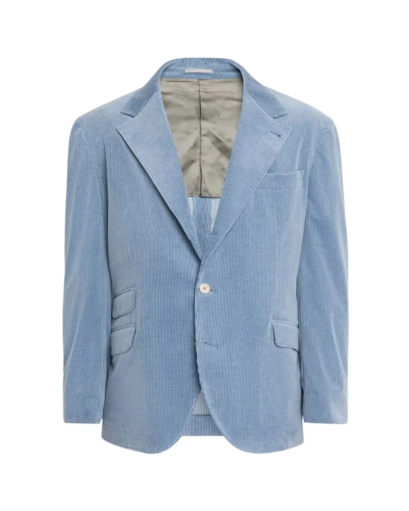 Brunello Cucinelli Men's Cotton and Cashmere Corduroy Sport Coat