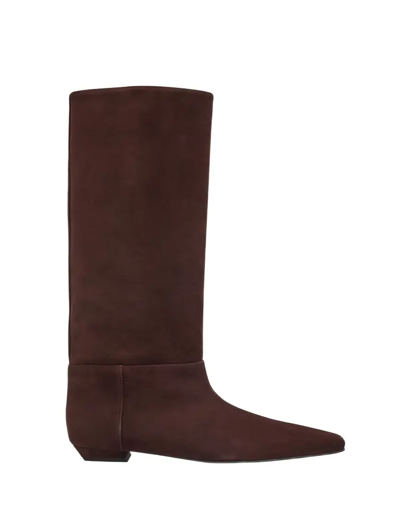 Proenza Schouler Trap Flat Leather Knee-High Boots
