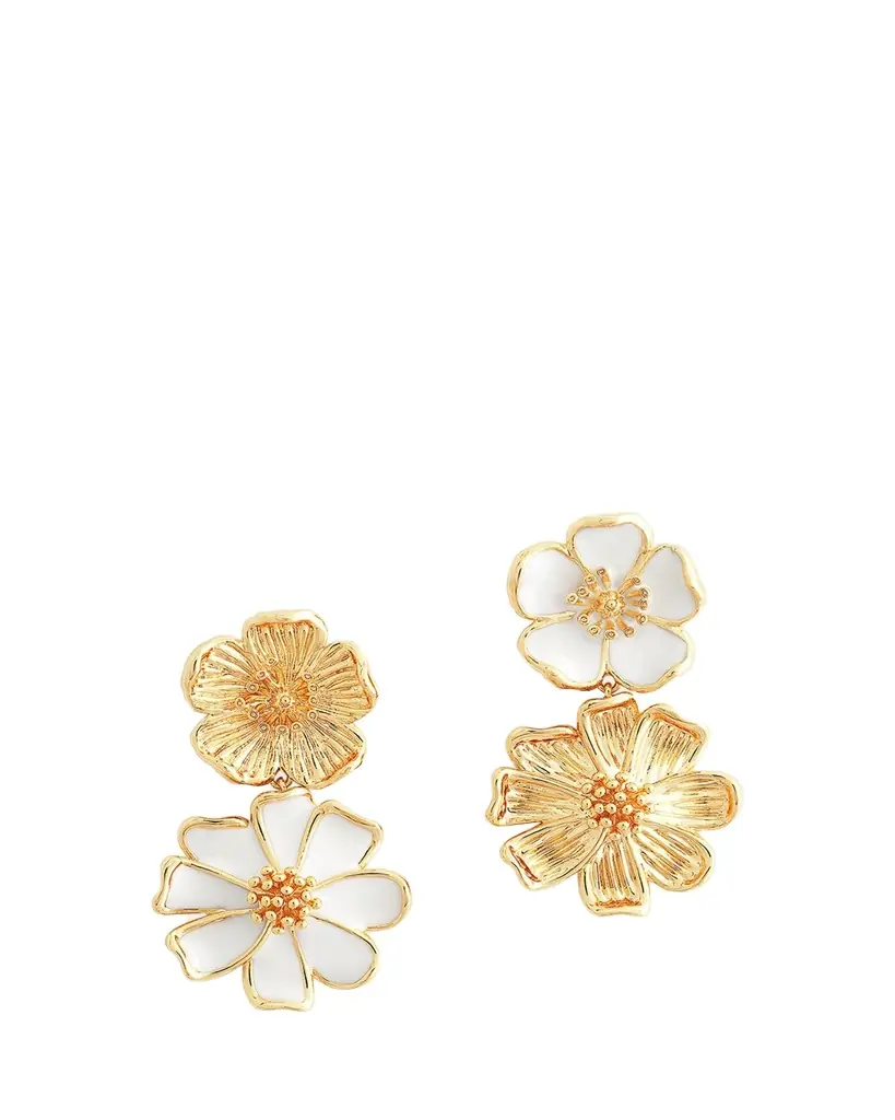 Anabel Aram Jewelry Wildflowers Mixed Drop Earrings