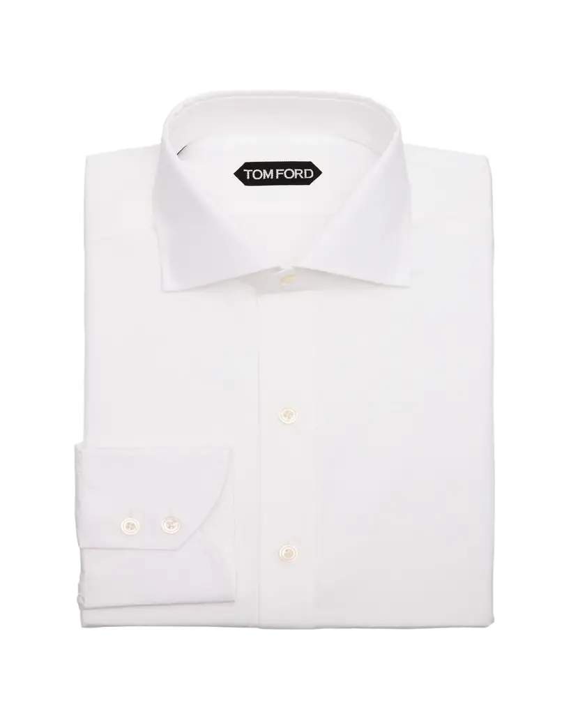 TOM FORD Men's Cotton Slim-Fit Dress Shirt