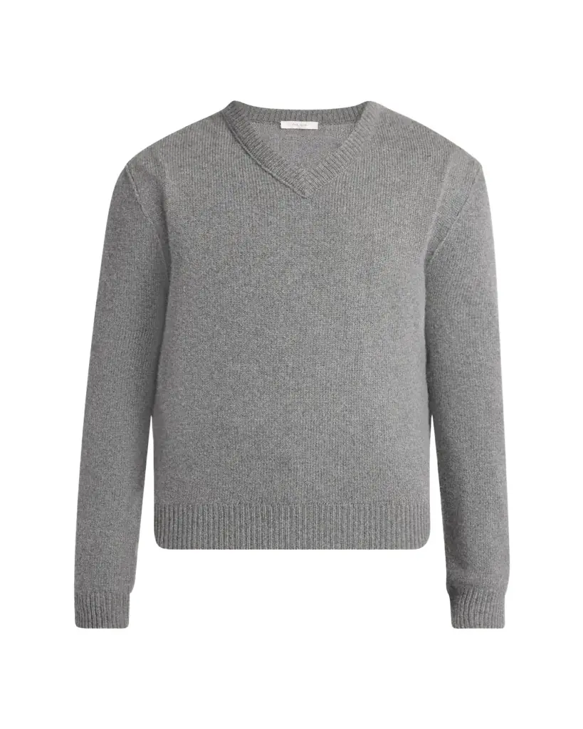 THE ROW Men's Horik Cashmere V-Neck Sweater