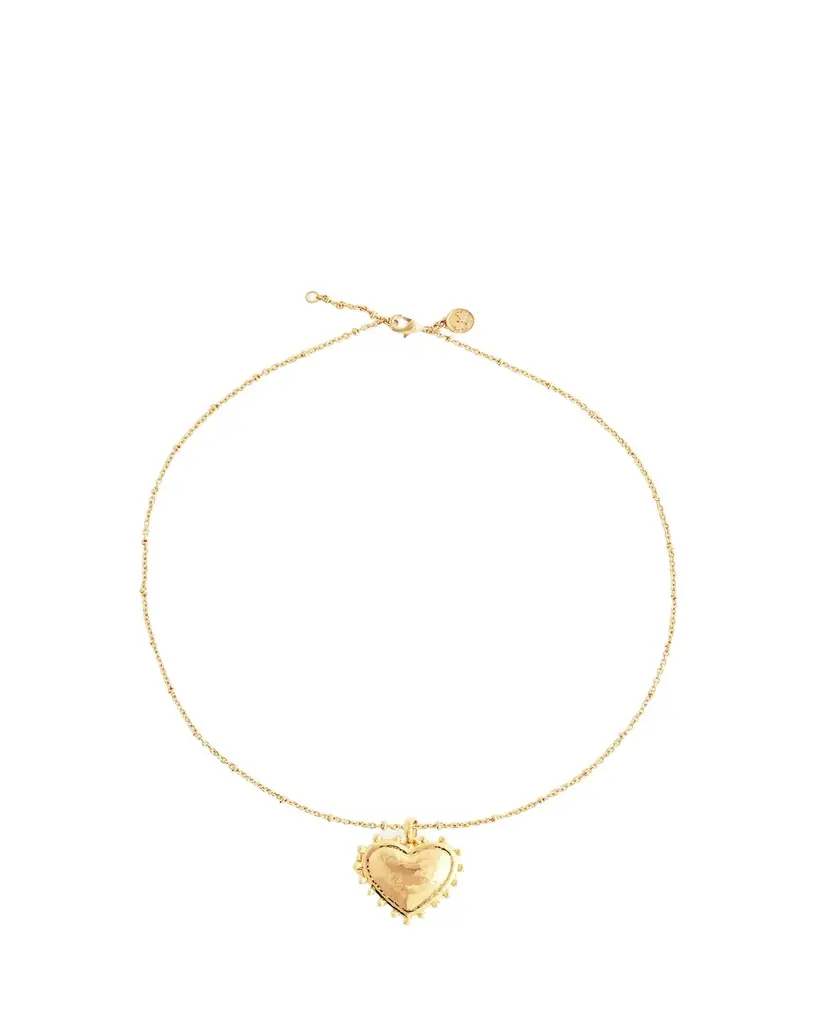Anabel Aram Jewelry Heart Large Locket Necklace
