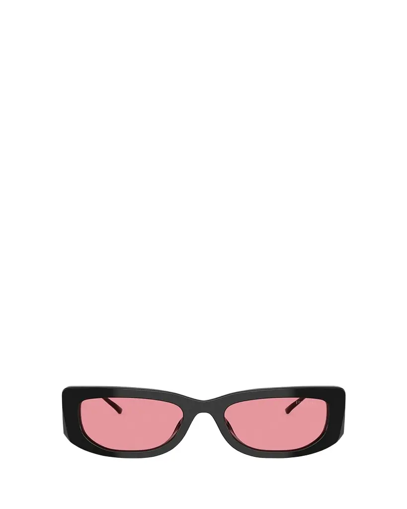 Prada Triangle Logo Rectangle Acetate & Metal Sunglasses