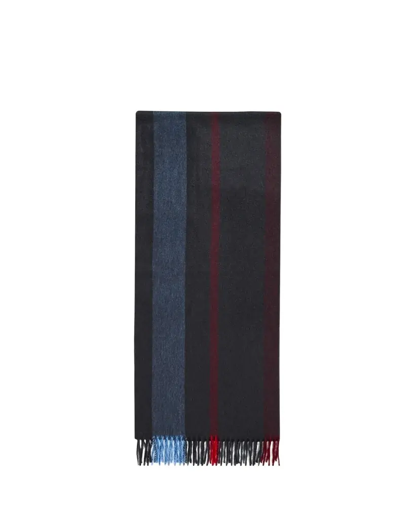 Begg x Co Men's Check Cashmere Scarf