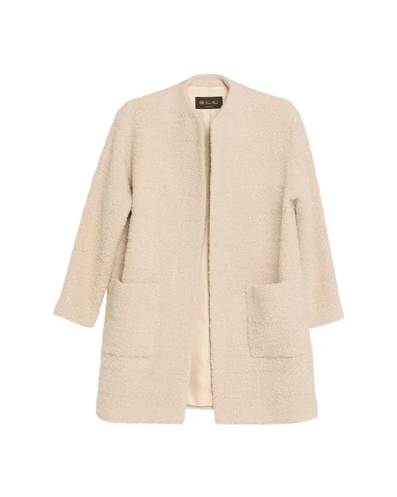 Loro Piana Steph Single-Breasted Top Coat
