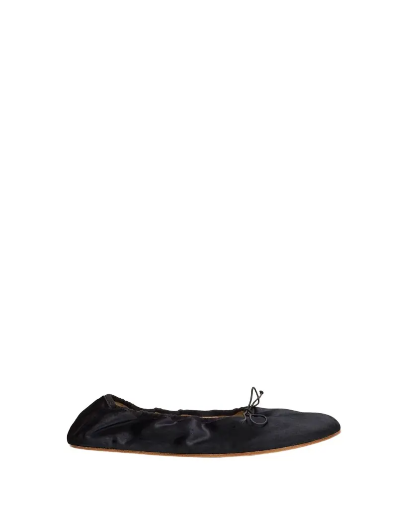 THE ROW Velvet Ballerina Flats