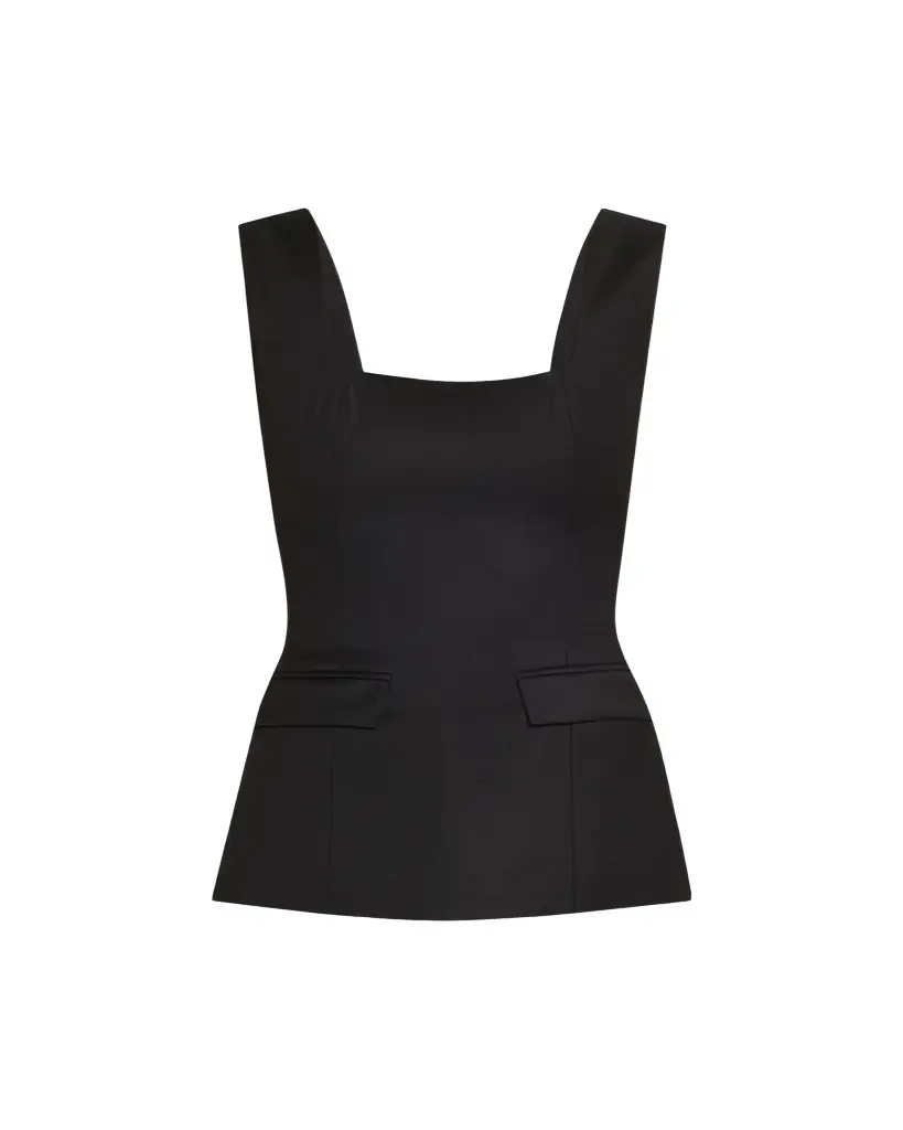 Anna Quan Felicity Sleeveless Wool Top