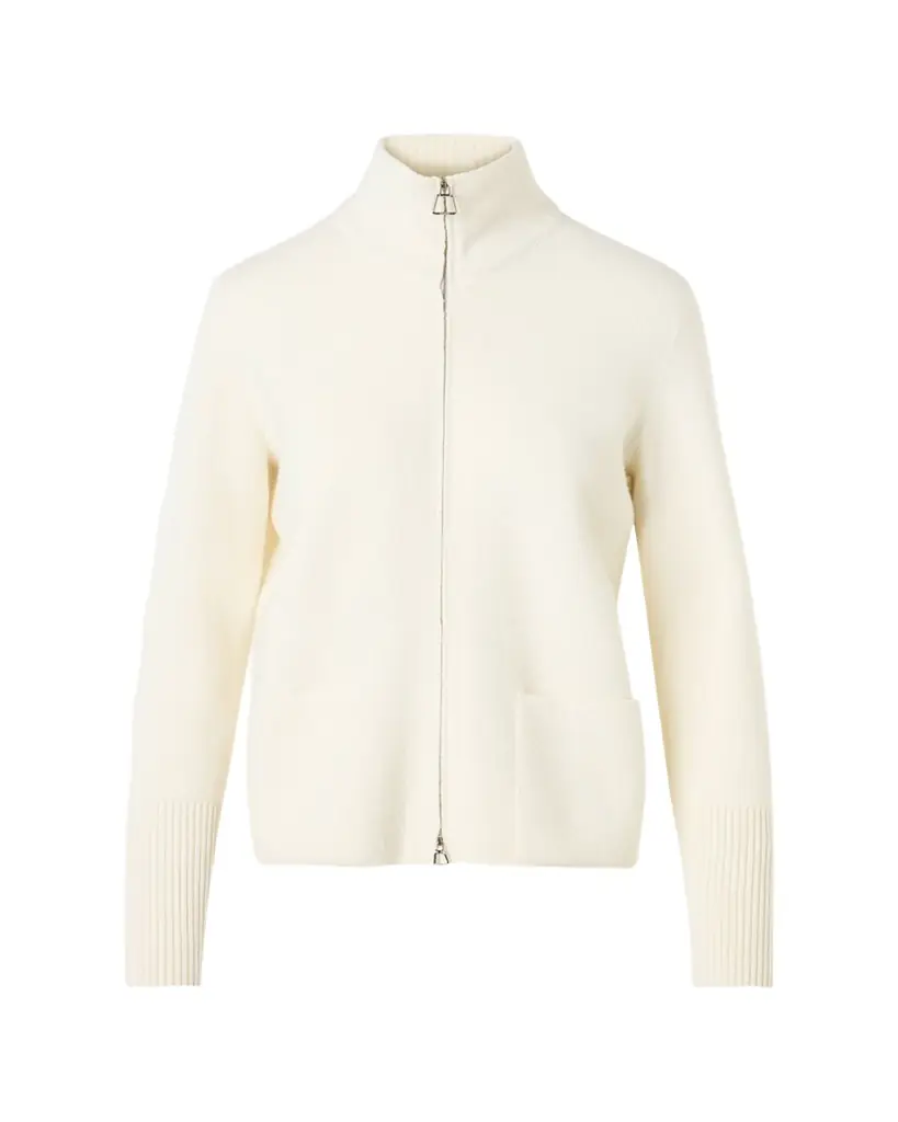 Akris Cashmere Pique Knit Cardigan Sweater