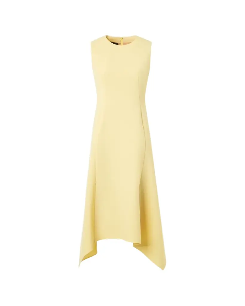 Akris Sleeveless Fit-and-Flare Midi Dress