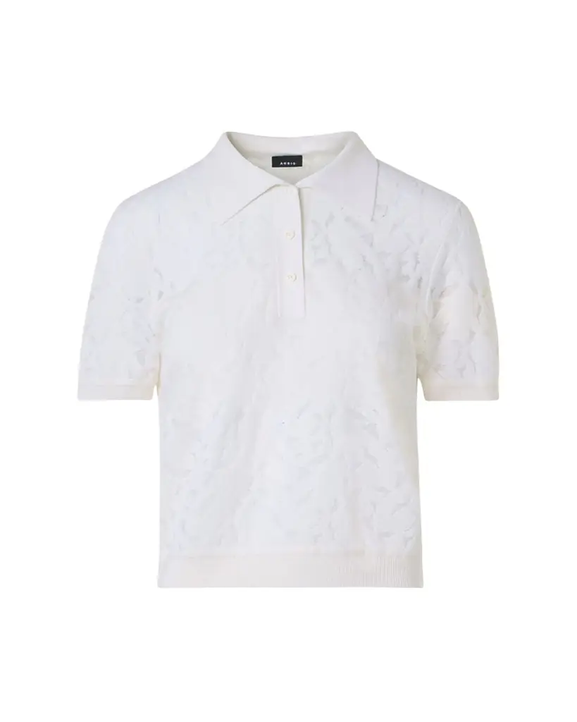 Akris Whitecaps Jacquard Short-Sleeve Polo Shirt
