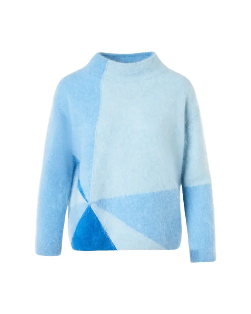Akris Sunbeam Cloud Cashmere Crewneck Sweater