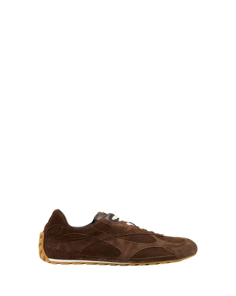 Bottega Veneta Orbit Flash Suede Low-Top Sneakers