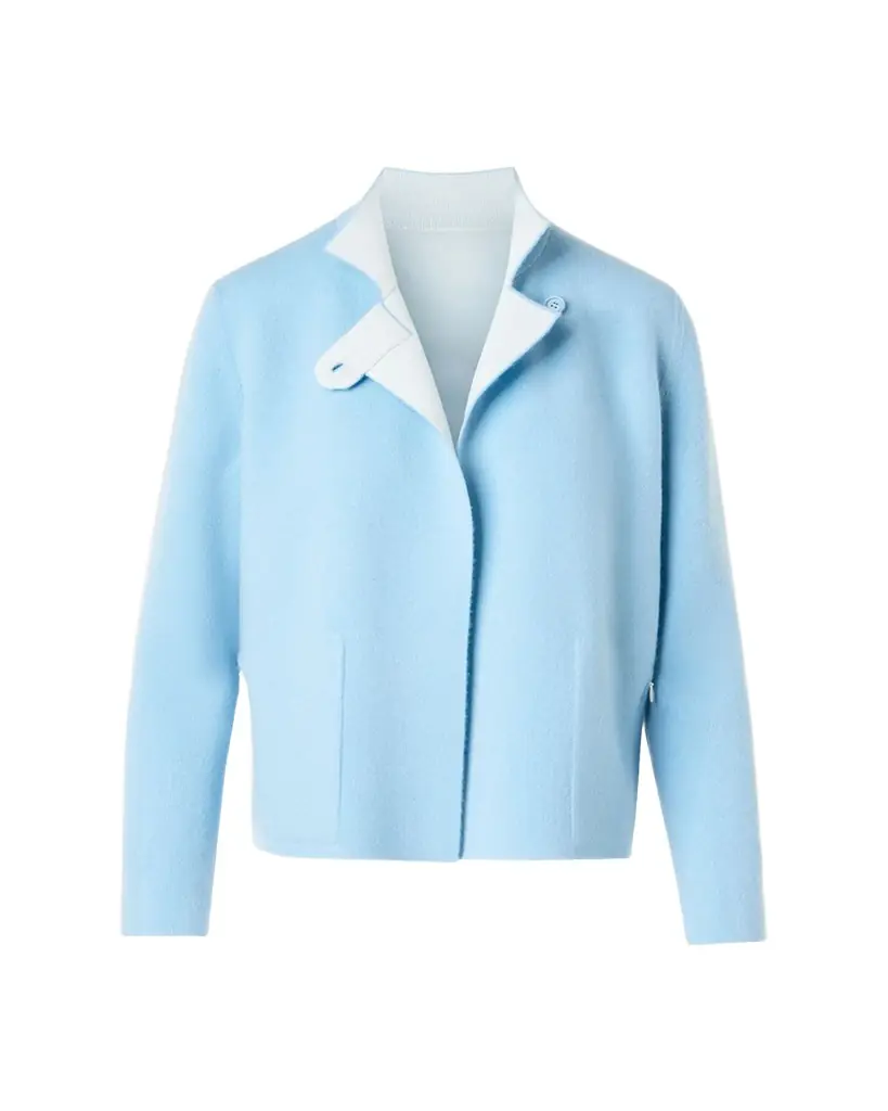 Akris Reversible Cashmere Single-Breasted Jacket