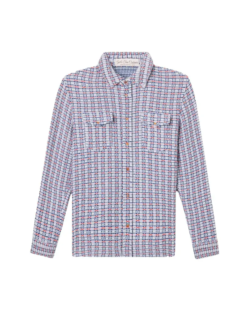 God's True Cashmere Modern Heritage Cashmere Sport Shirt