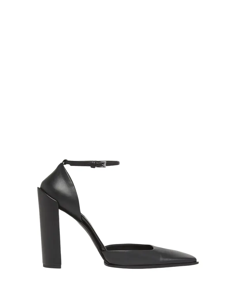 ALAIA Leather d'Orsay Square-Toe Pumps
