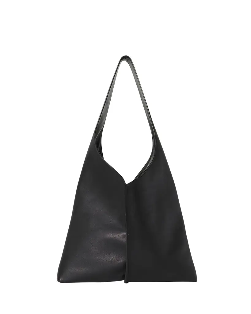 THE ROW Bindle Small Shoulder Bag in Saddle Leather