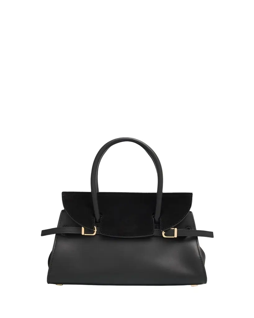 SIMKHAI River Small Suede Flap Top-Handle Bag