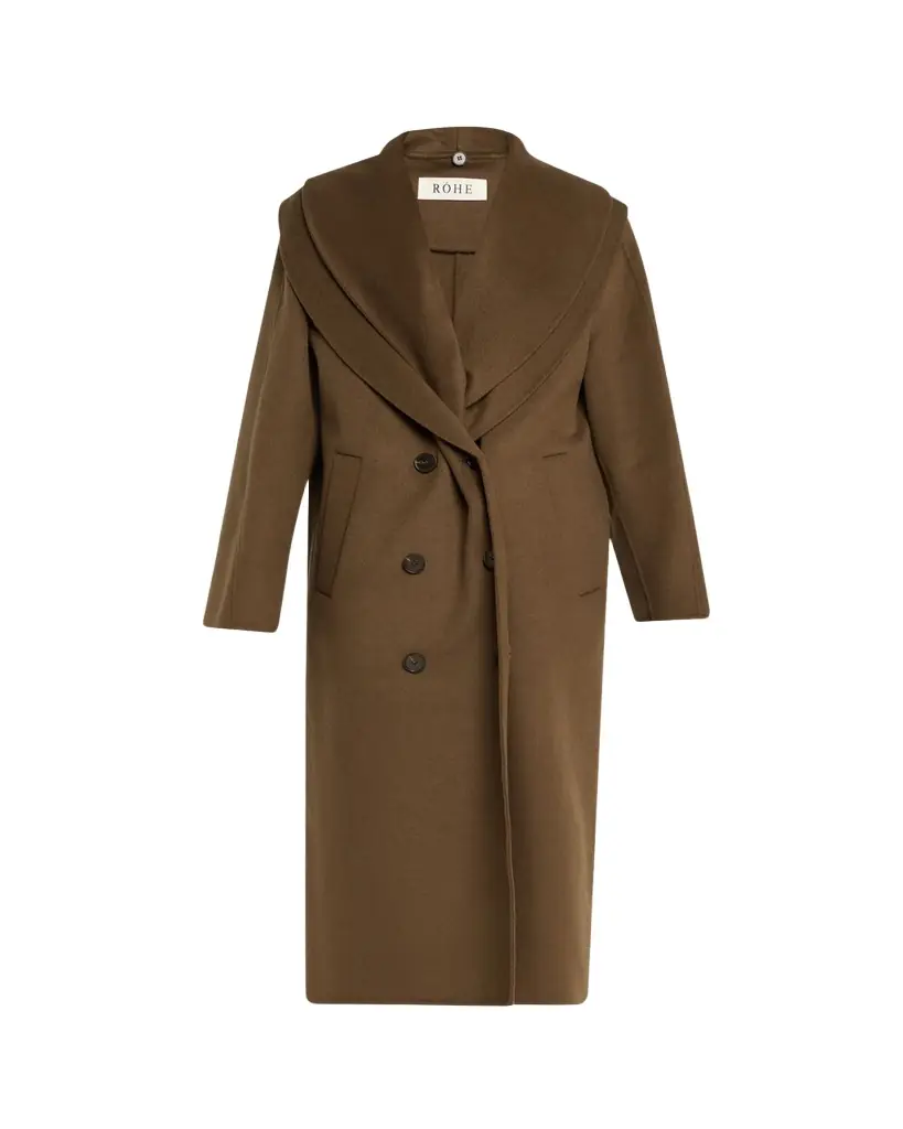 Rohe Double-Face Wool Scarf Coat