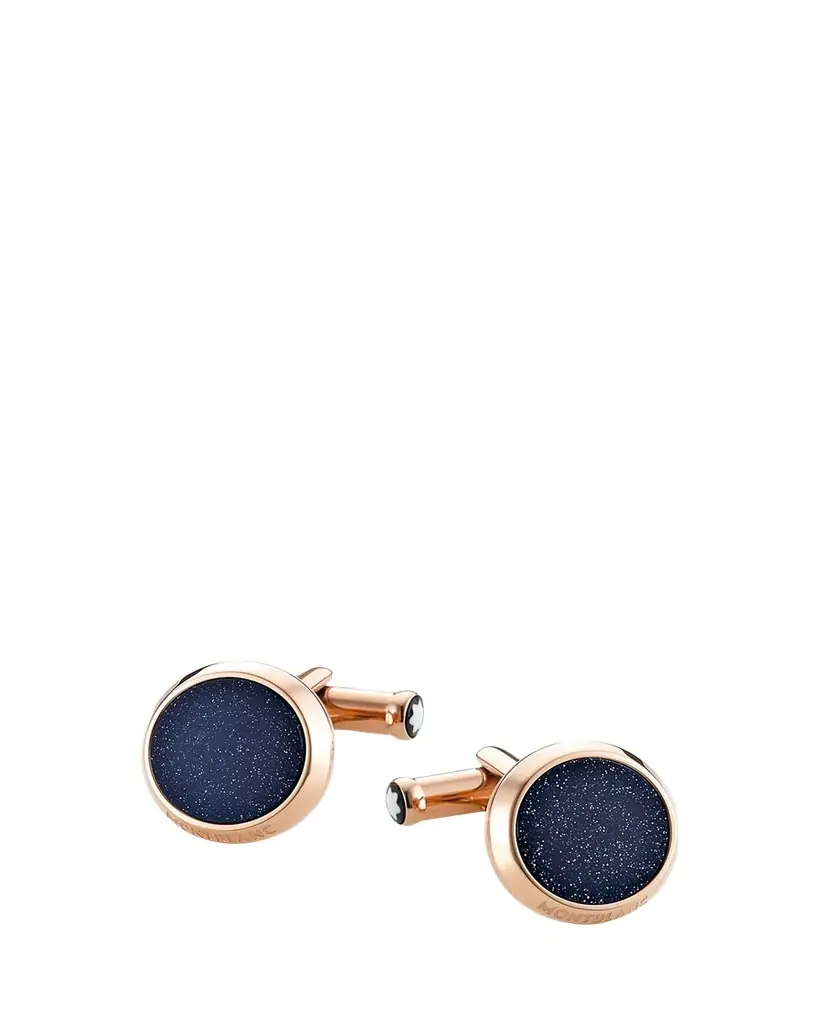 Montblanc Men's Meisterstuck Round Stone Cufflinks