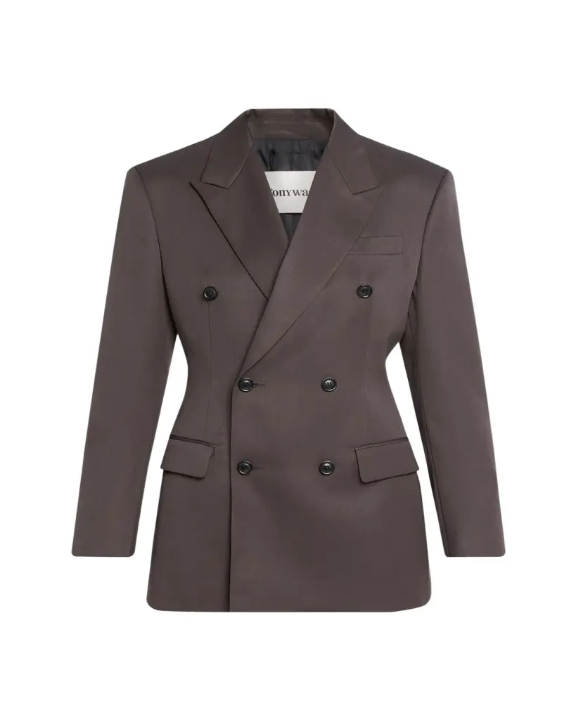 TONYWACK Double-Breasted Wool Blazer