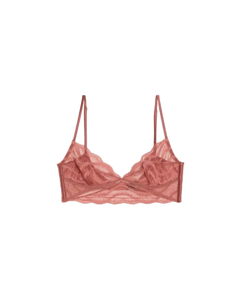 Kiki De Montparnasse Leche Moi Lace-Trim Longline Bra