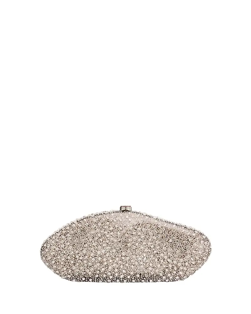 Cult Gaia The Caldera Rhinestone Acrylic Clutch Bag