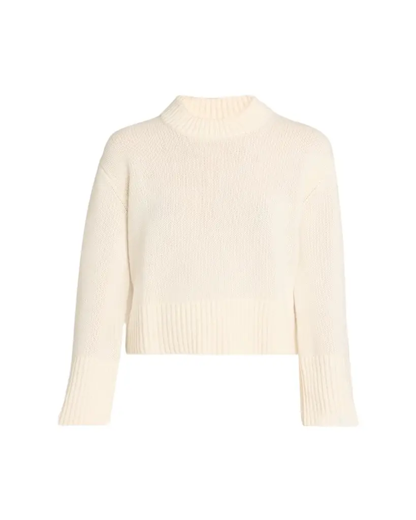 Lisa Yang Sony Cashmere Shrunken Crewneck Sweater