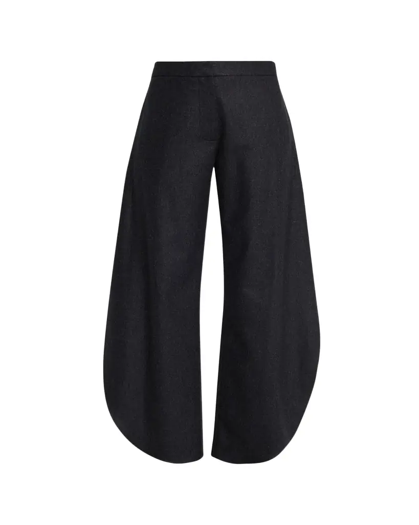 ALAIA Wool Flannel Petal Pants