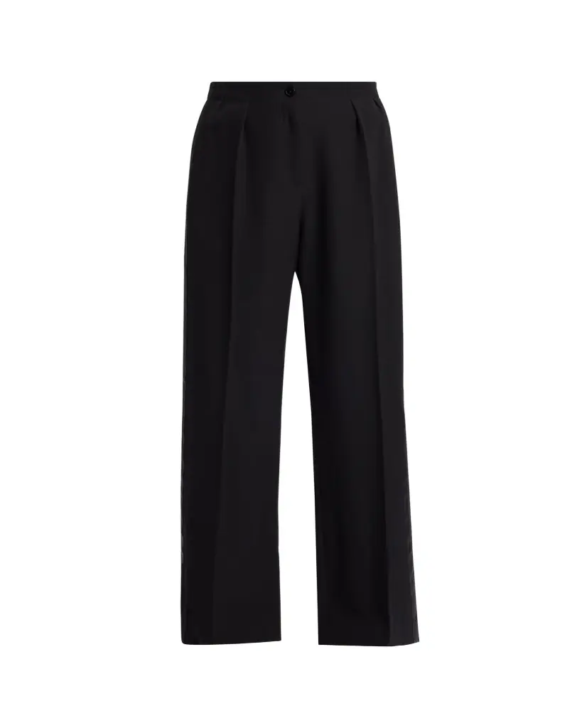 THE ROW Felicita Double Pleated Wide-Leg Tuxedo Pants
