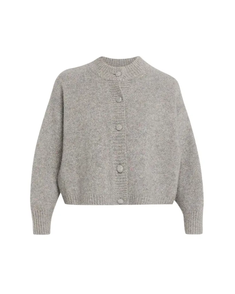 FRAME The Cashmere Fleck Cardigan