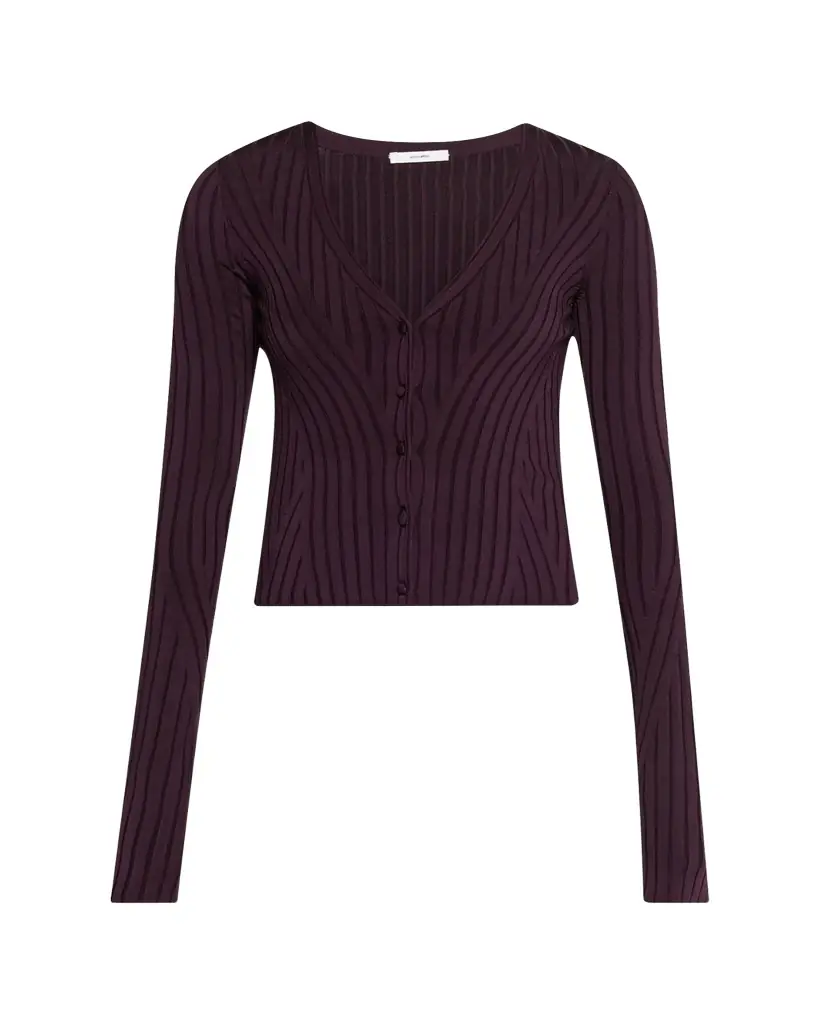 Adam Lippes Greer Cropped Knit Cardigan
