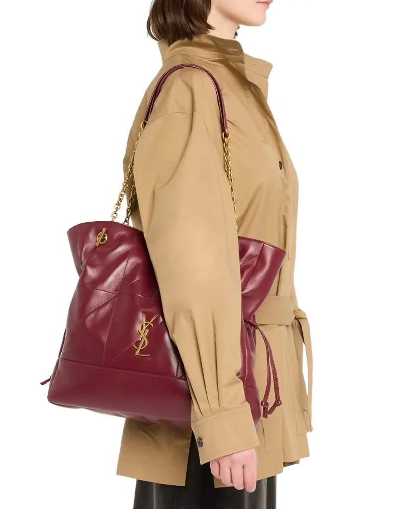Saint Laurent Jamie 4.3 Medium Shopping Tote Bag in Quilted Leather