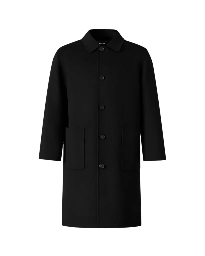 Mackage Men's Beckett Handmade Wool Overcoat