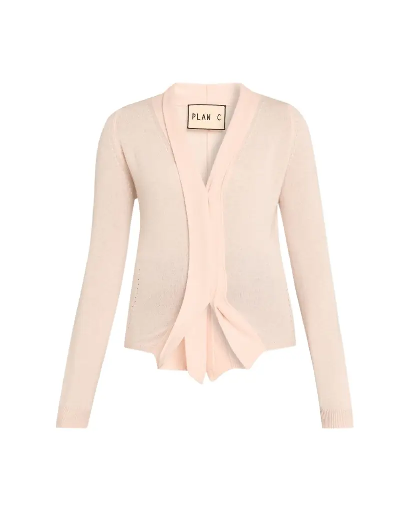 Plan C Wool V-Neck Cardigan