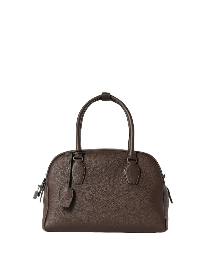 THE ROW India 10.0 Top-Handle Bag in Calfskin Leather