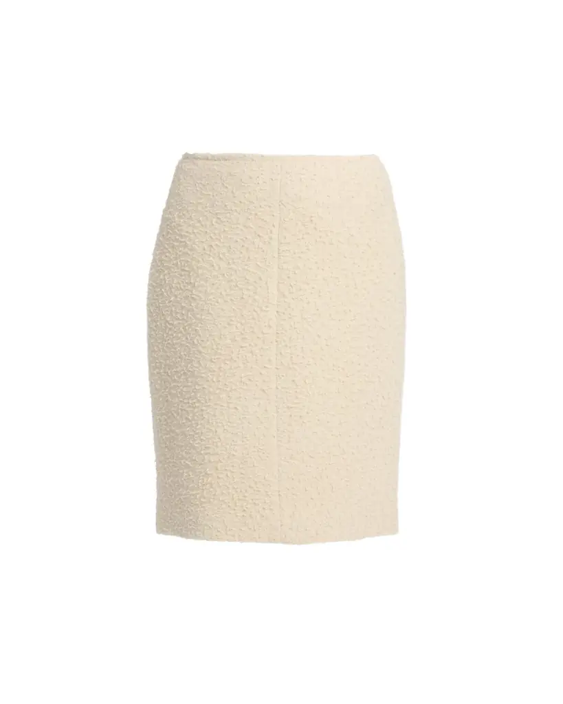 THE ROW Malva Textured Wool Pencil Skirt