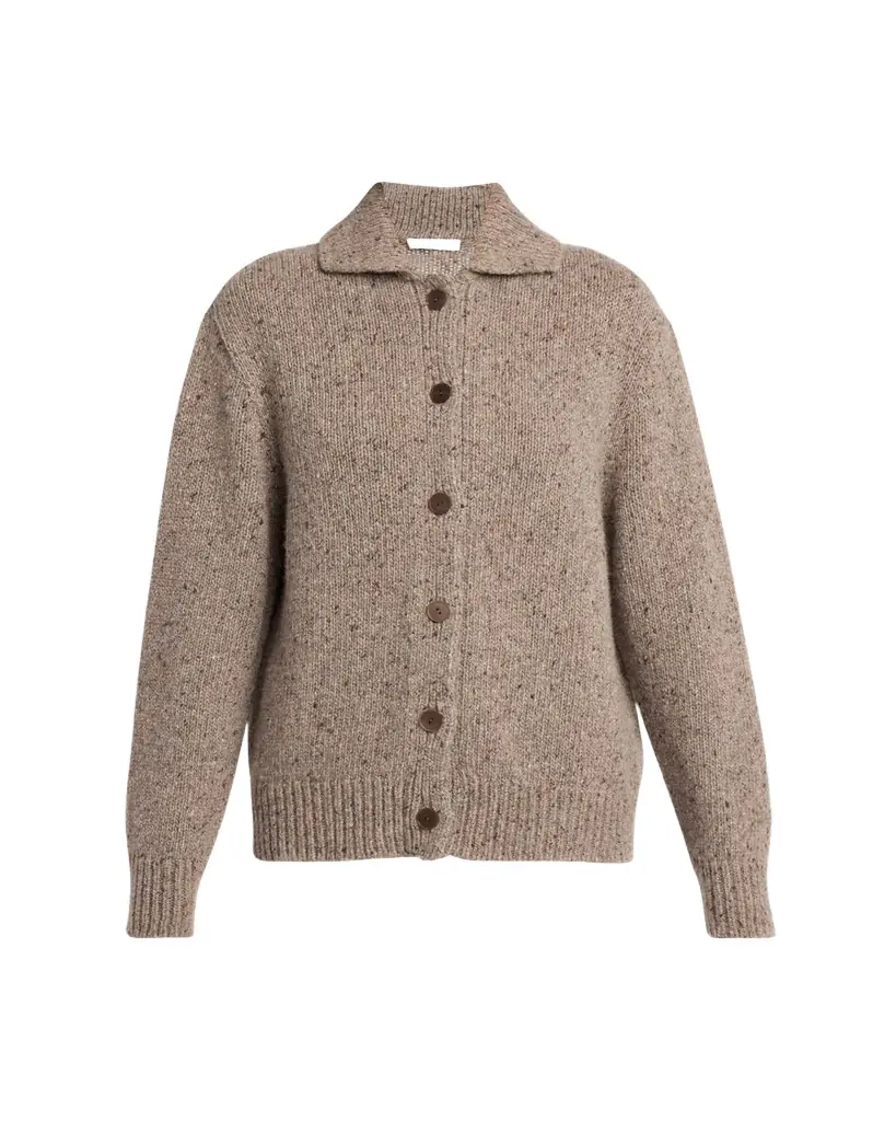 THE ROW Mauri Cashmere Collared Cardigan