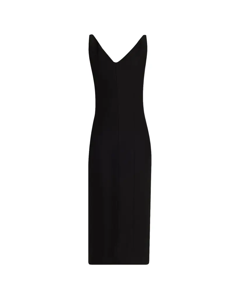 Adam Lippes Willa Sleeveless Silk Wool Midi Dress